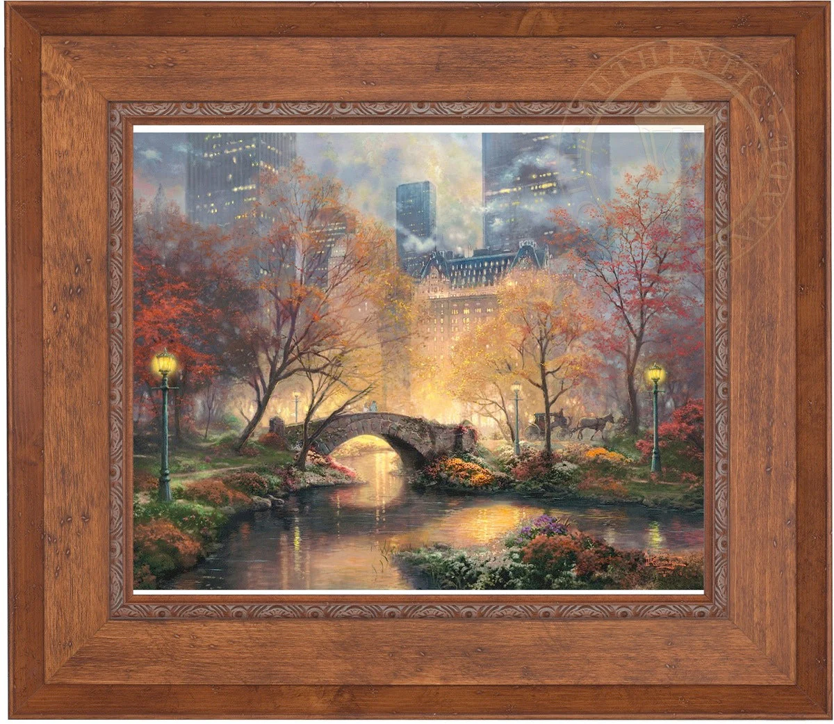 Central Park in the Fall - Limited Edition Canvas - Image 20