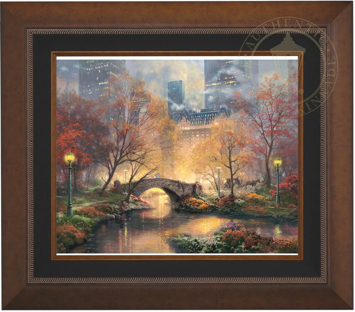 Central Park in the Fall - Limited Edition Canvas - Image 3