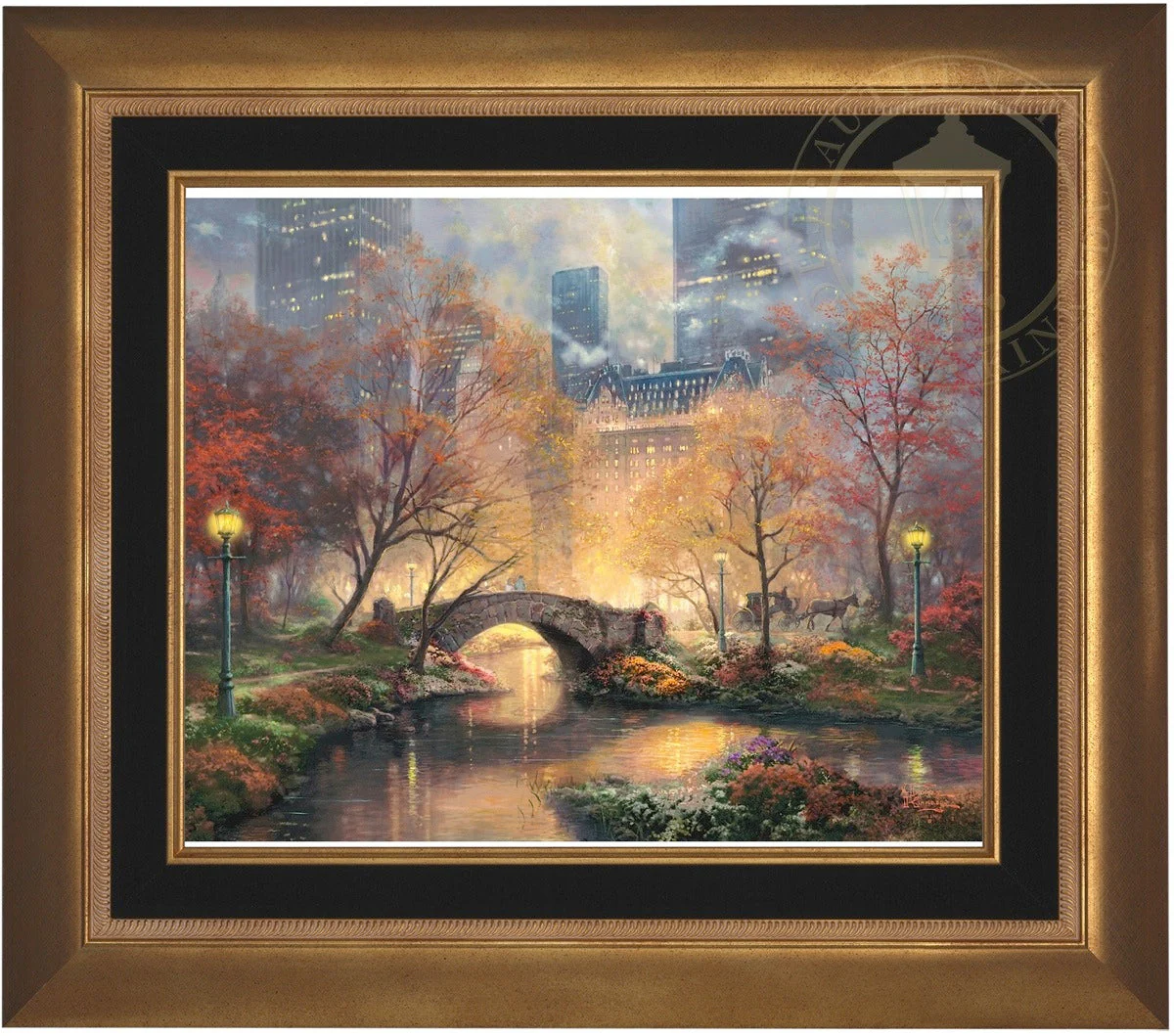 Central Park in the Fall - Limited Edition Canvas - Image 4